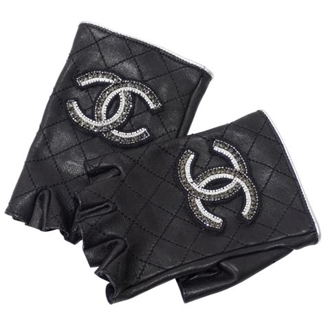 chanel fingerless gloves.